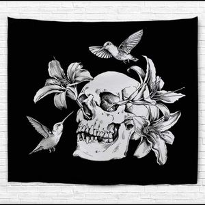 Skull tapestry